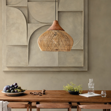 Harp Lamp Kulit