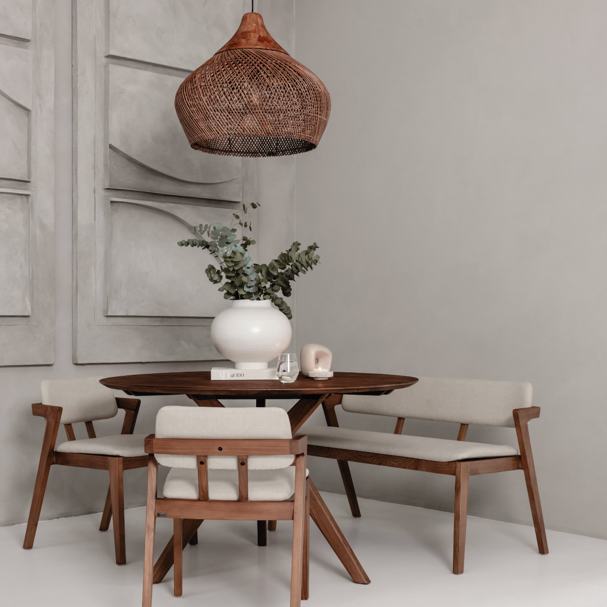 Harp Lamp Brown