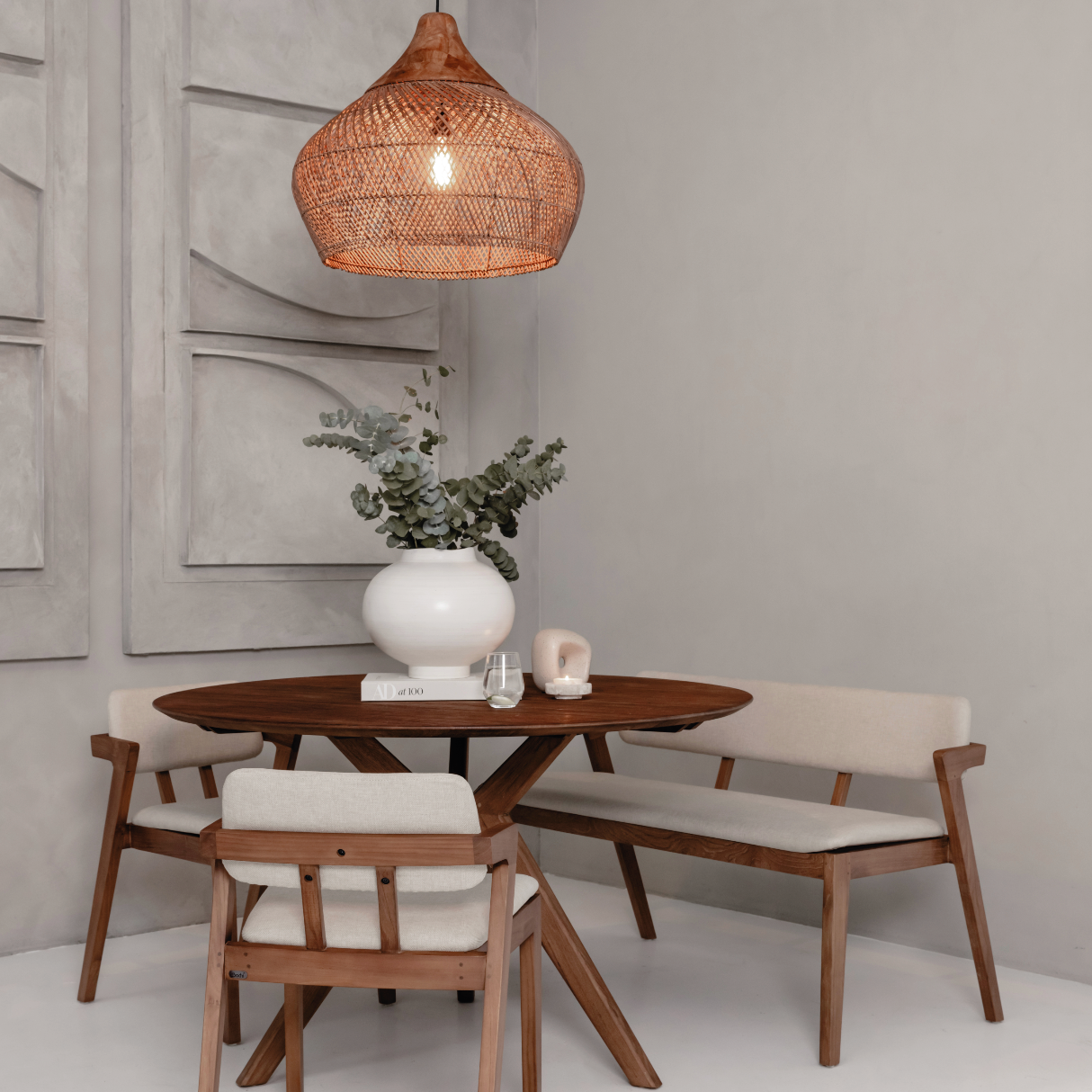 Harp Lamp Brown