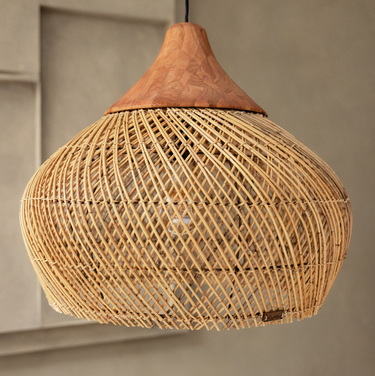 Harp Lamp Kulit