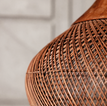 Harp Lamp Brown