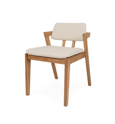 Noa Chair with Cushion Custard