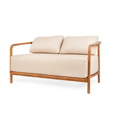 Classy Sofa Lounge 2 Seats Custard