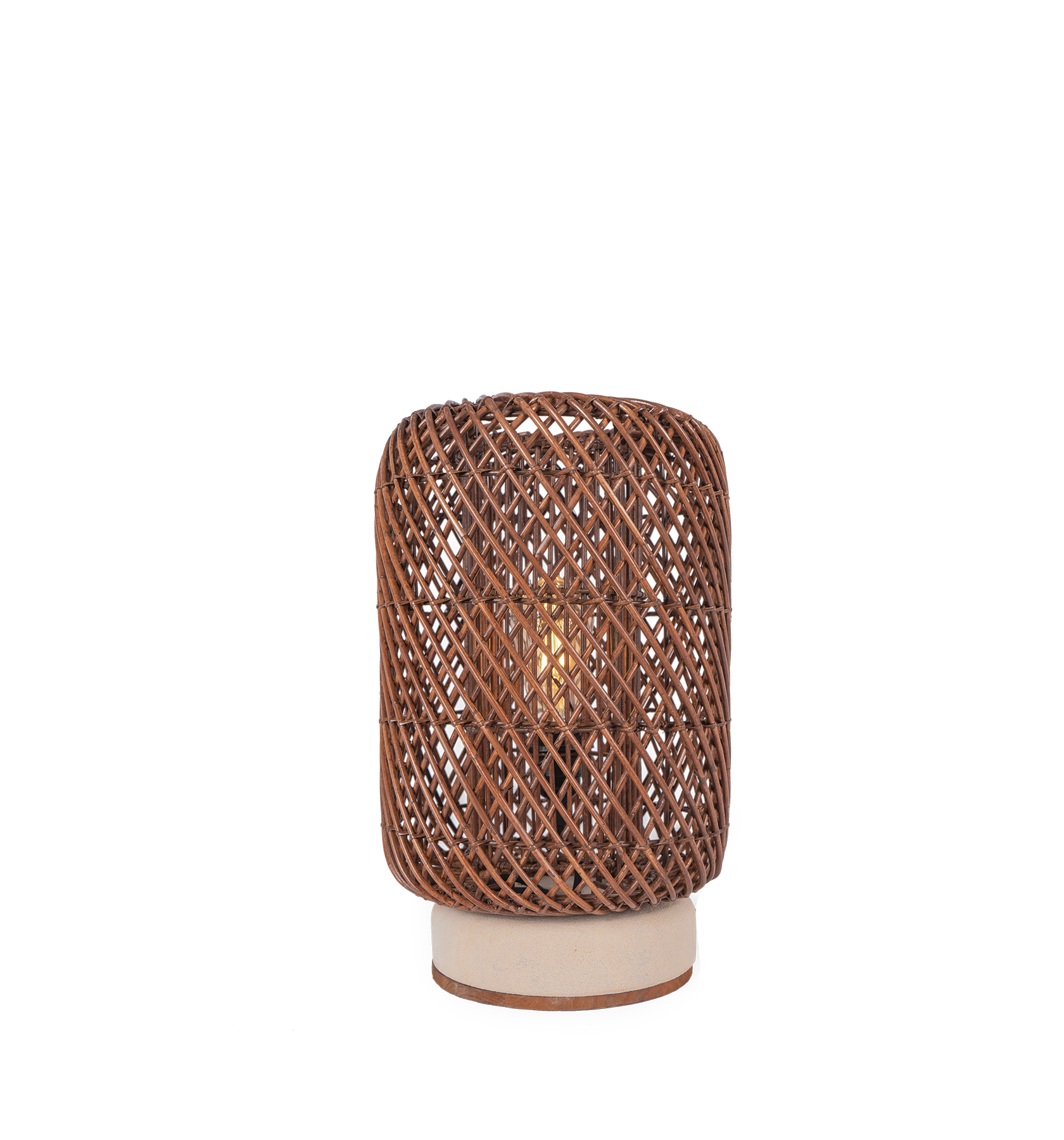 Bright Palma Rattan Brown