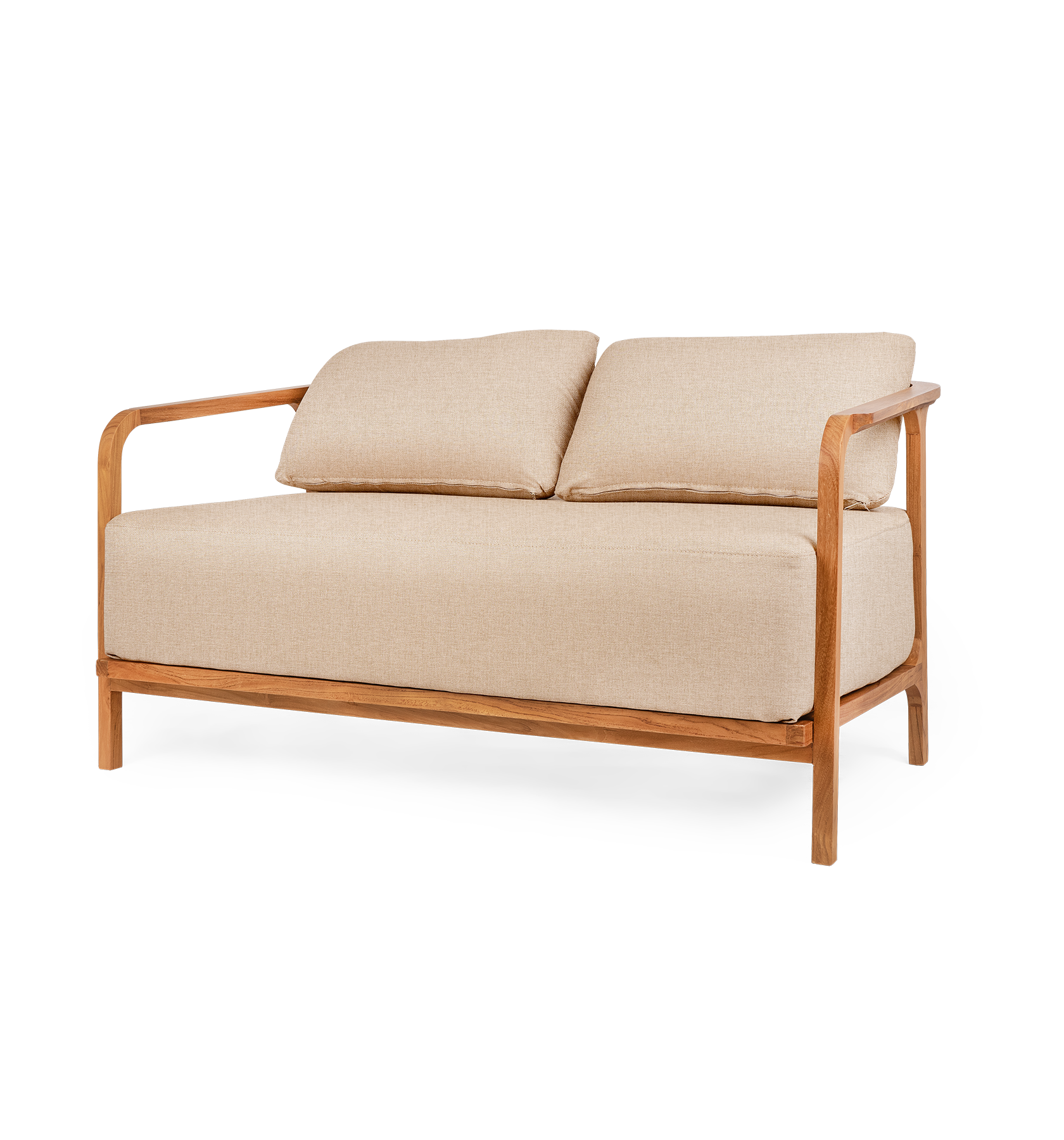 Classy Sofa Lounge 2 Seats Pale Khaki