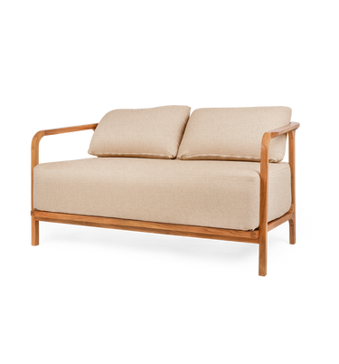 Classy Sofa Lounge 2 Seats Pale Khaki