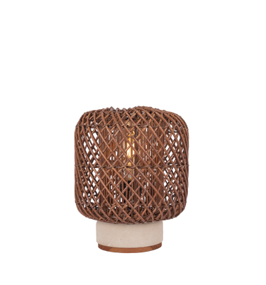 Bright Pole Rattan Brown