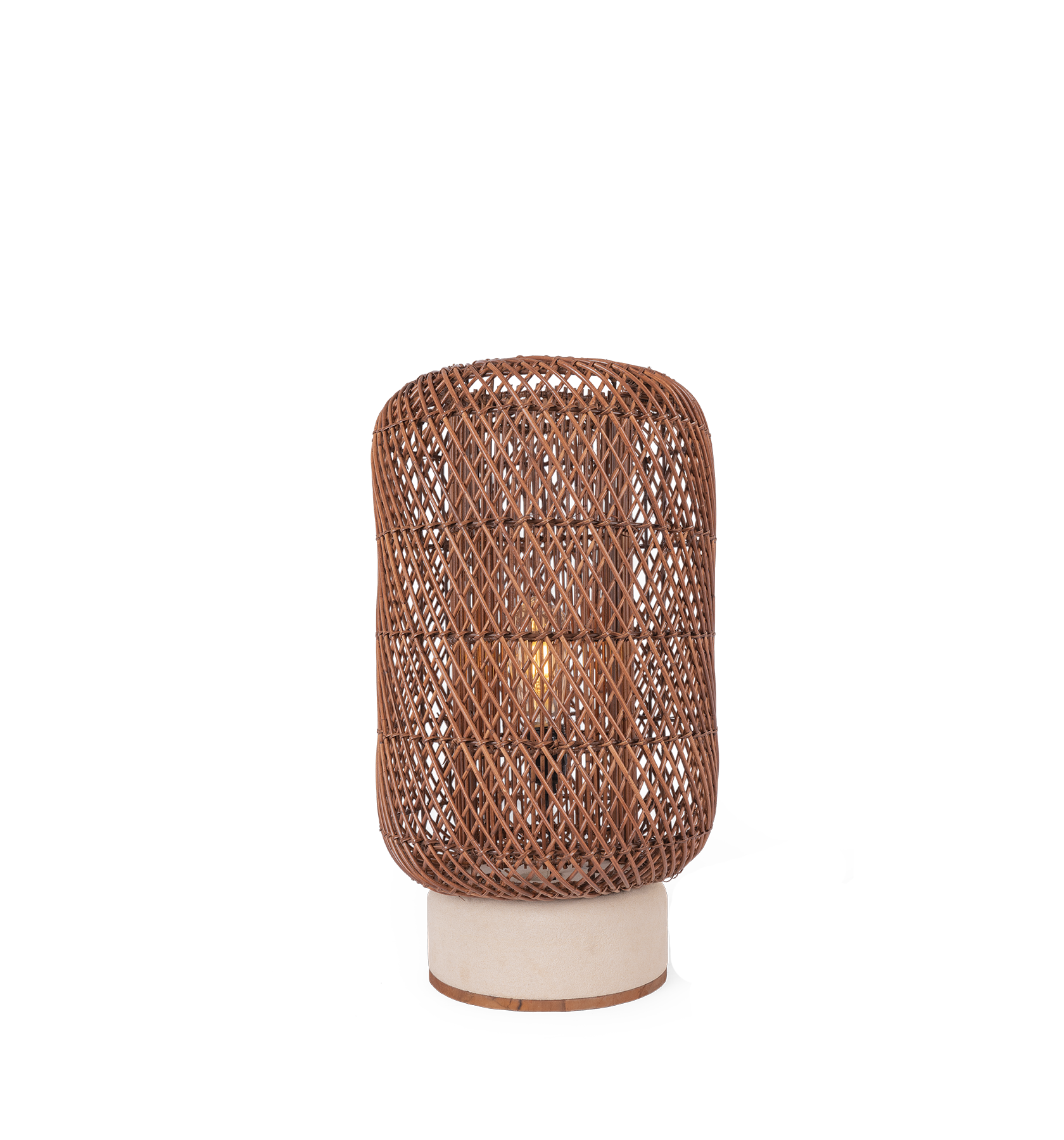 Bright Palma Rattan Brown