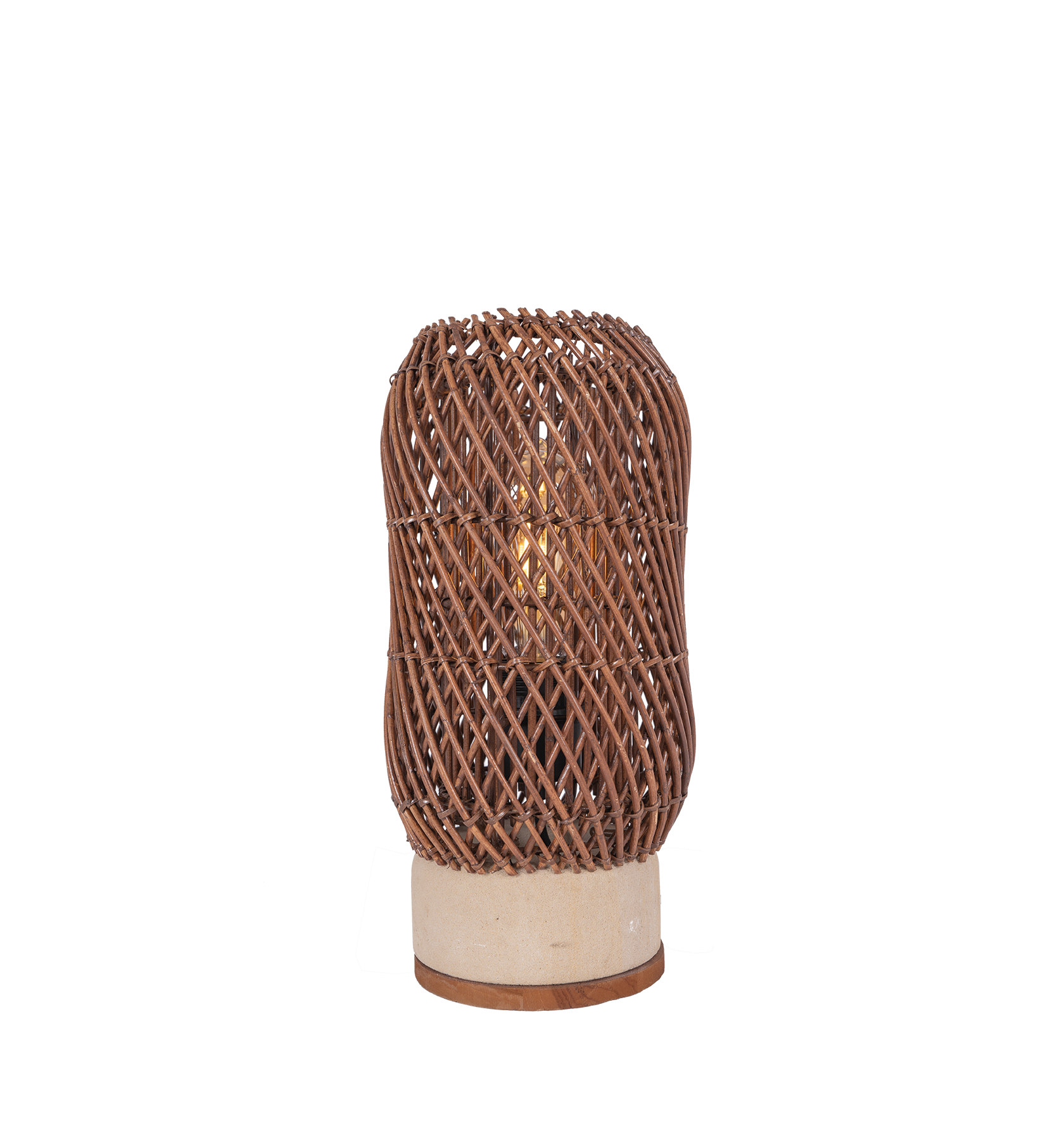Bright Pole Rattan Brown