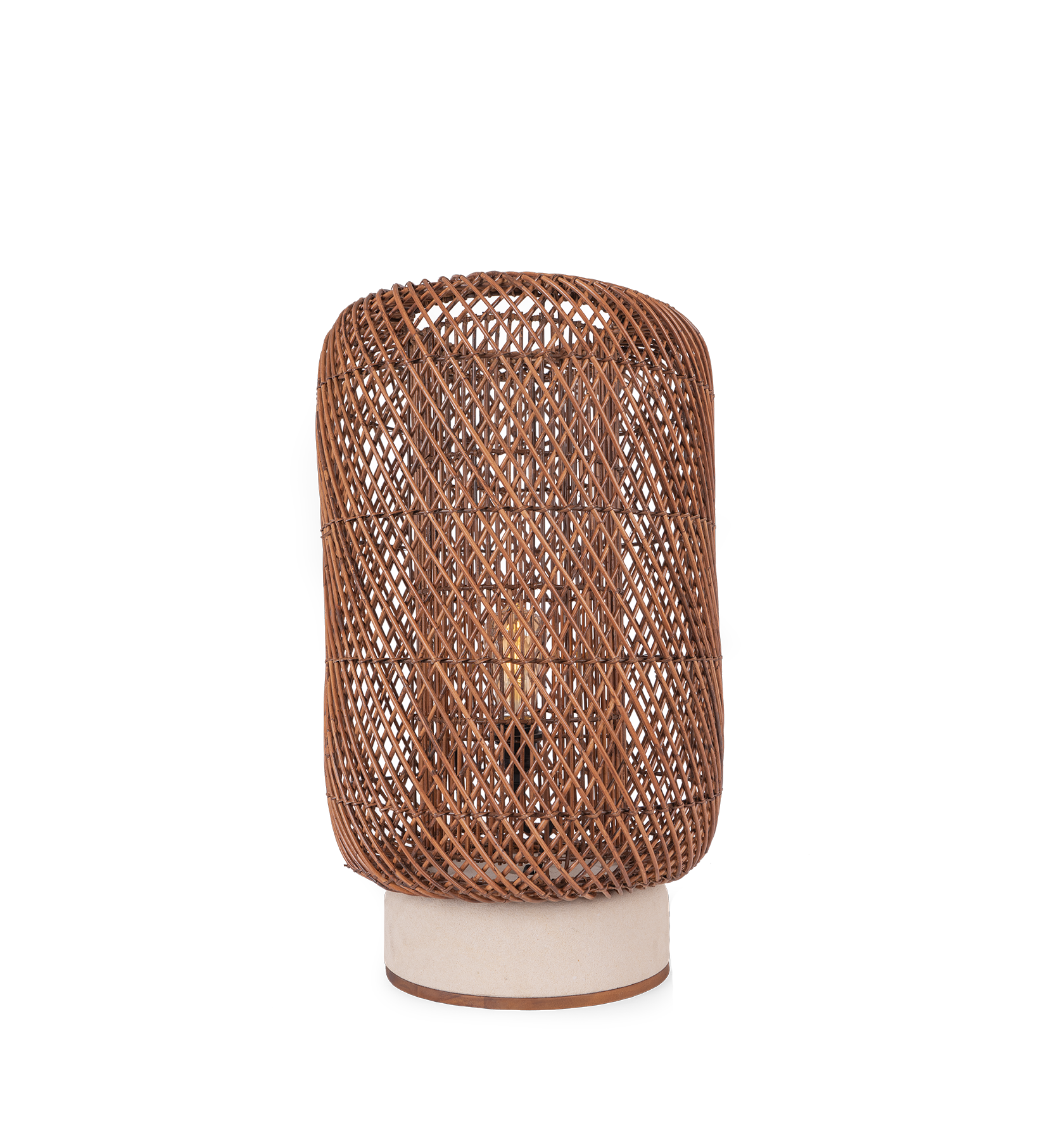 Bright Palma Rattan Brown