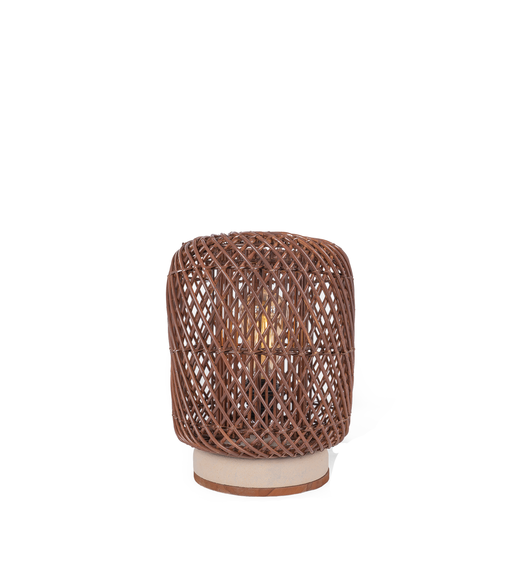 Bright Palma Rattan Brown