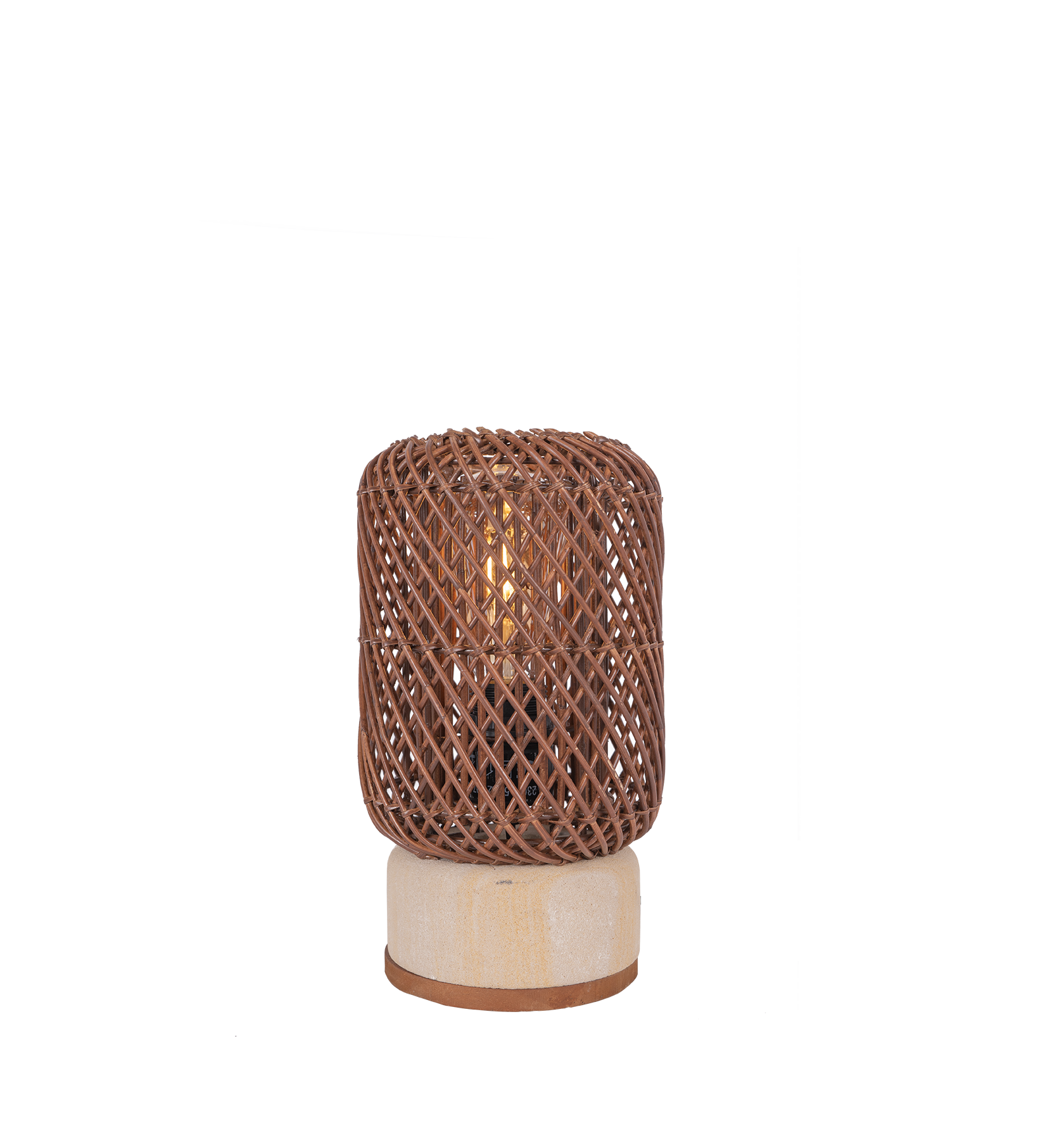 Bright Pole Rattan Brown