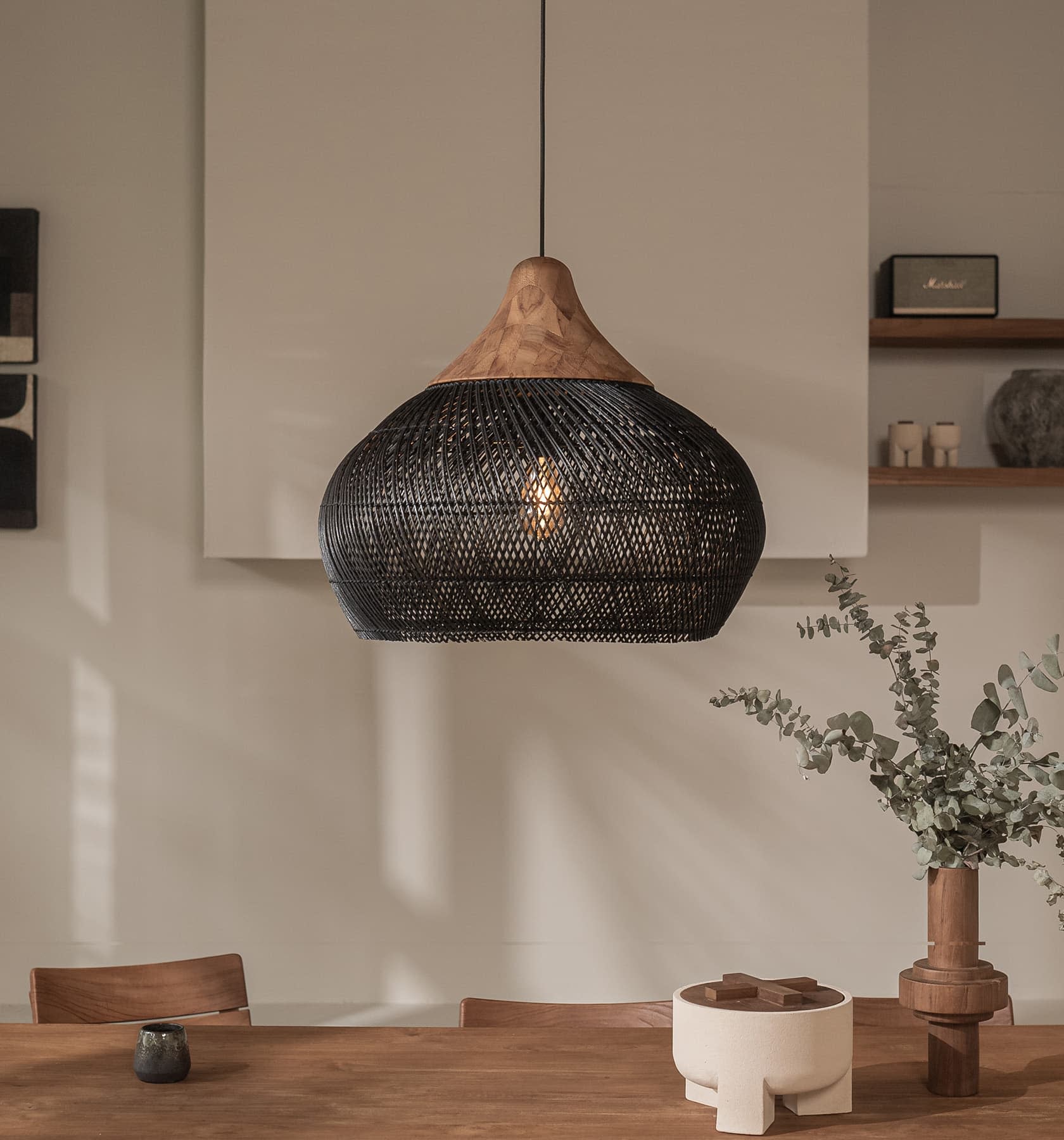 Harp Lamp Charcoal