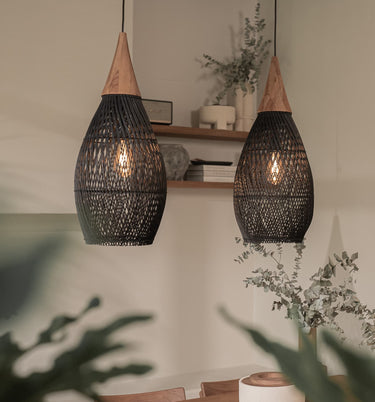 Horn Lamp Charcoal