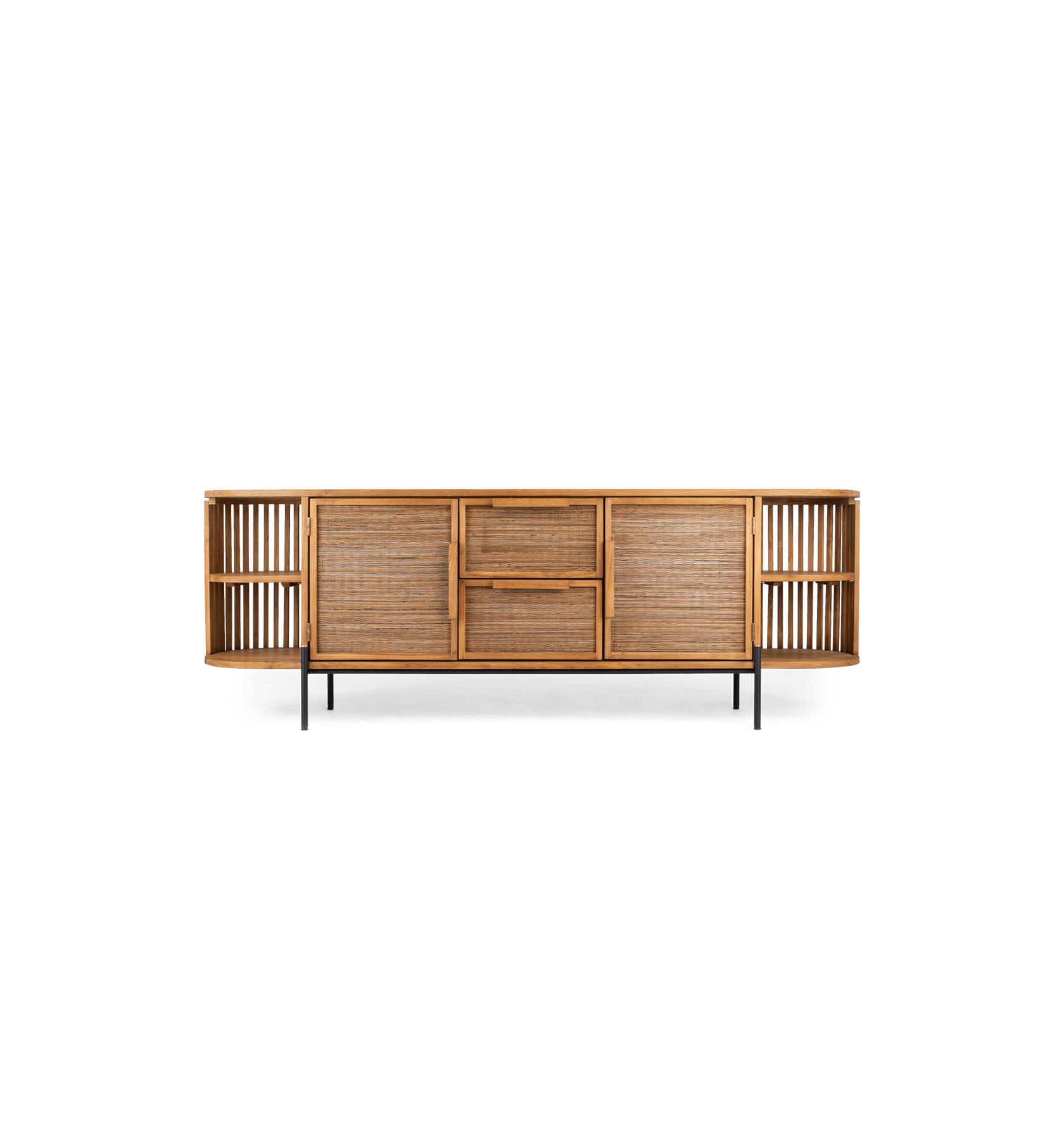 Coco Dresser 2 Doors 2 Drawers 4 Open Racks