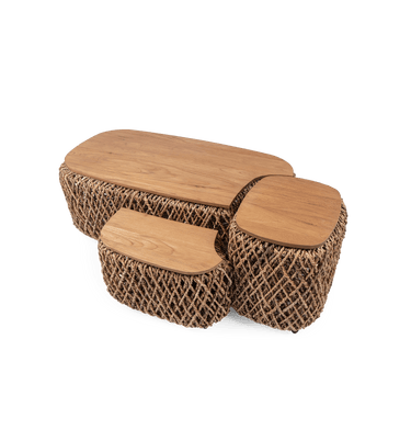 Knut Square Padi Coffee Table Set of 3