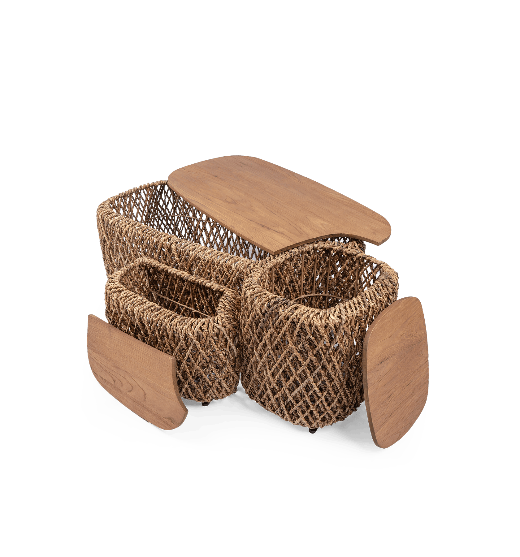 Knut Square Padi Coffee Table Set of 3
