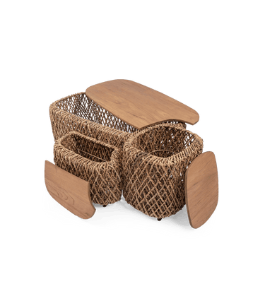 Knut Square Padi Coffee Table Set of 3