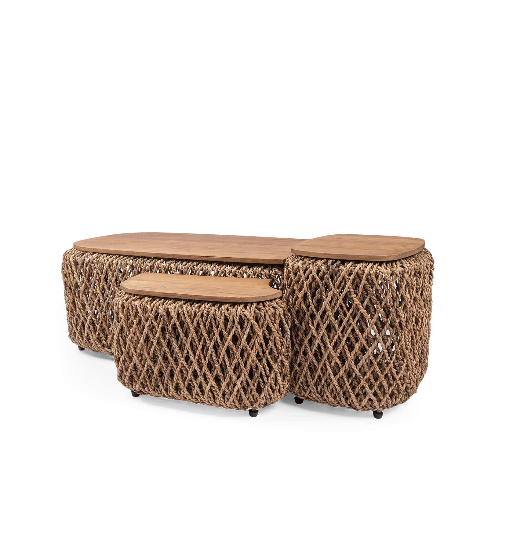 Knut Square Padi Coffee Table Set of 3