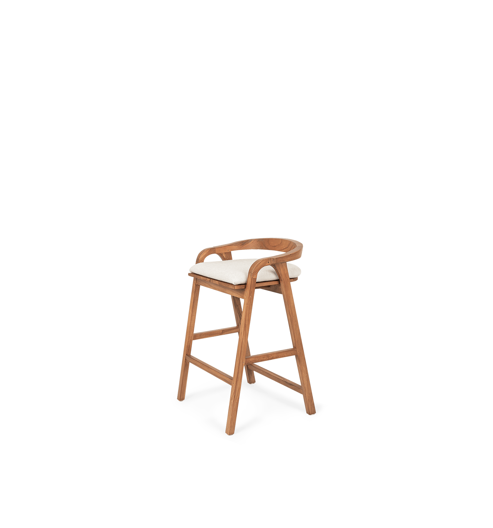 Bibo Kitchen and Bar Stool Cushion Custard