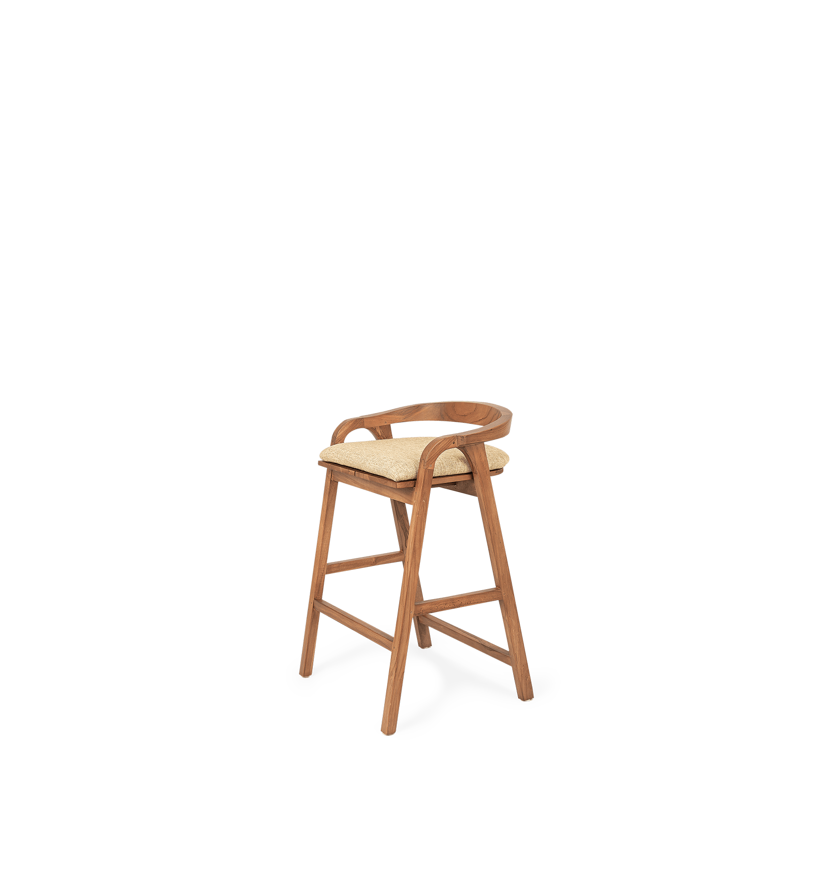 Bibo Kitchen and Bar Stool Cushion Pale Khaki