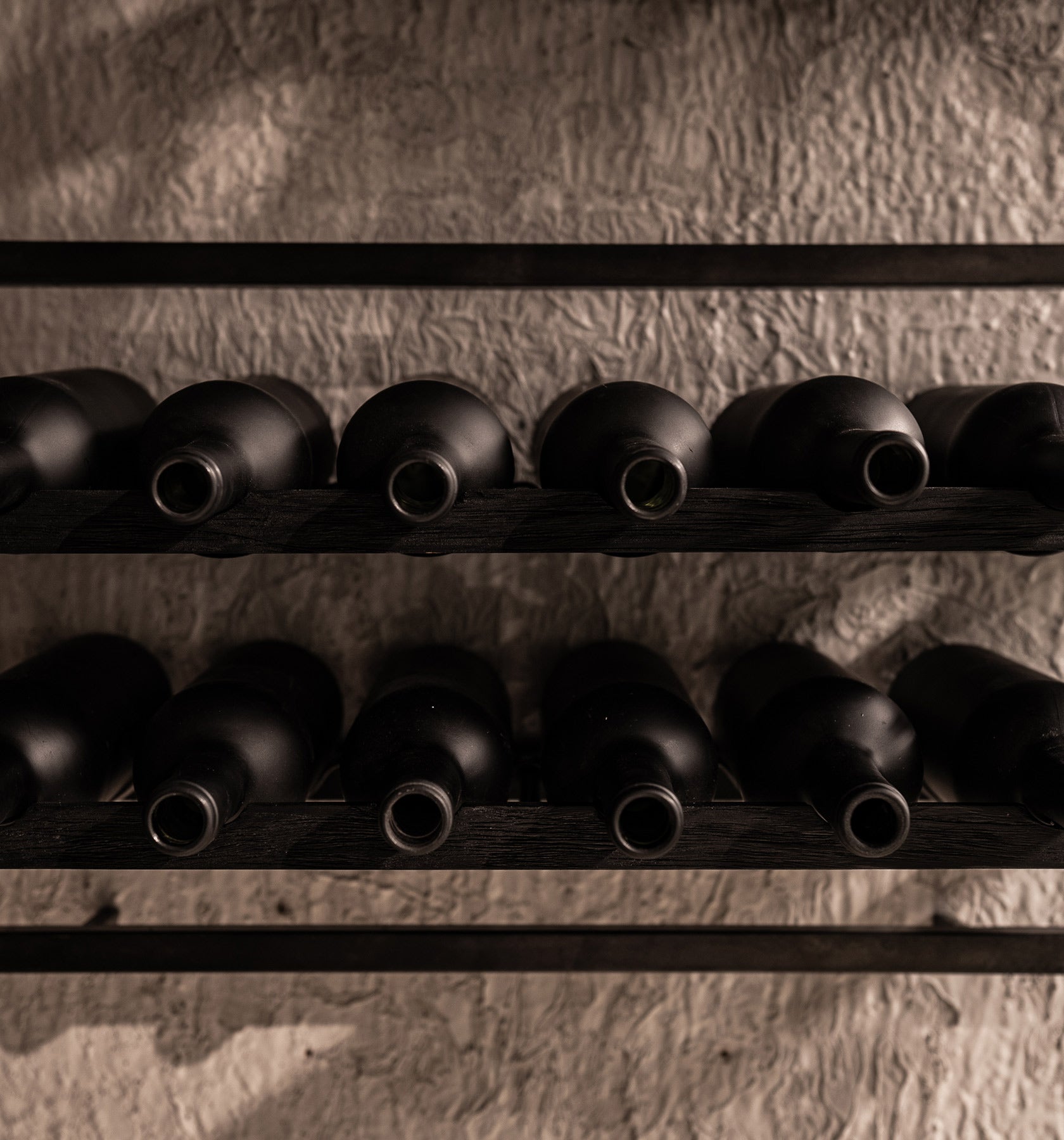 Wine Rack 8 Bottles Black C(3)