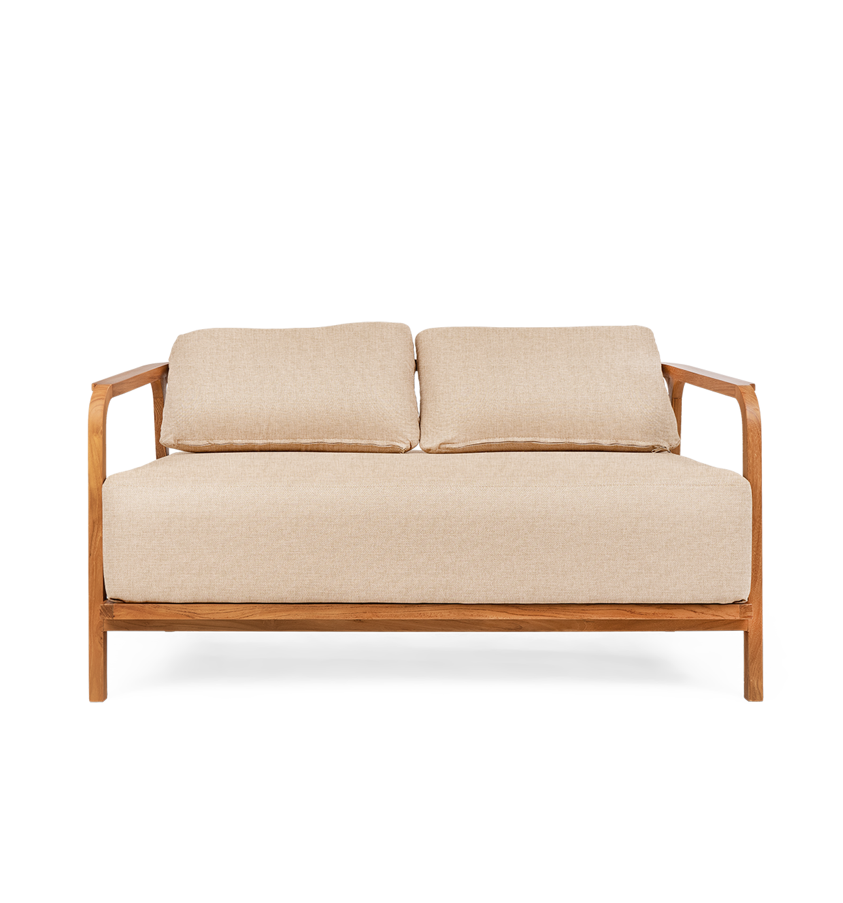Classy Sofa Lounge 2 Seats Pale Khaki