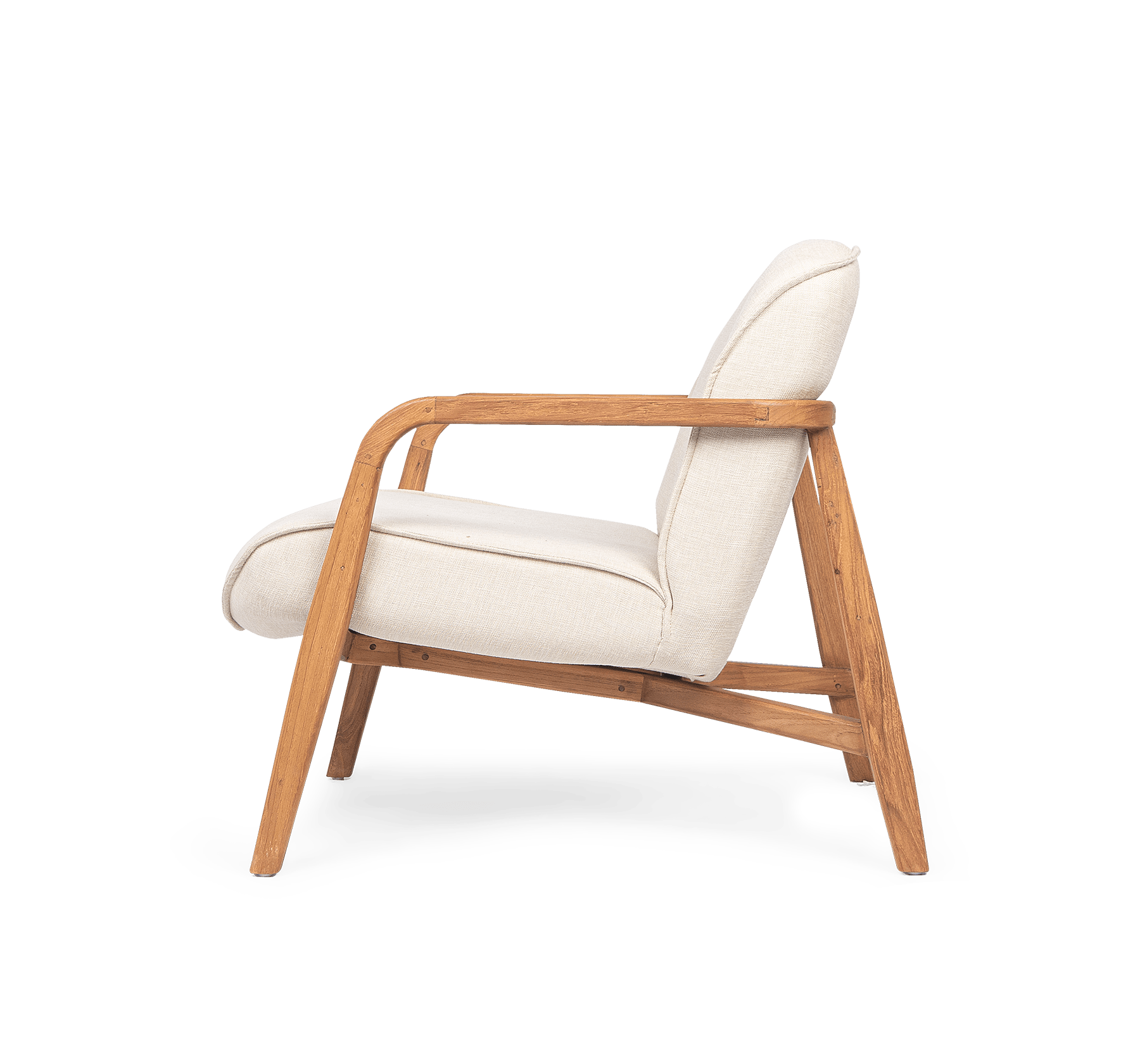 Jesse Lounge Chair - Custard