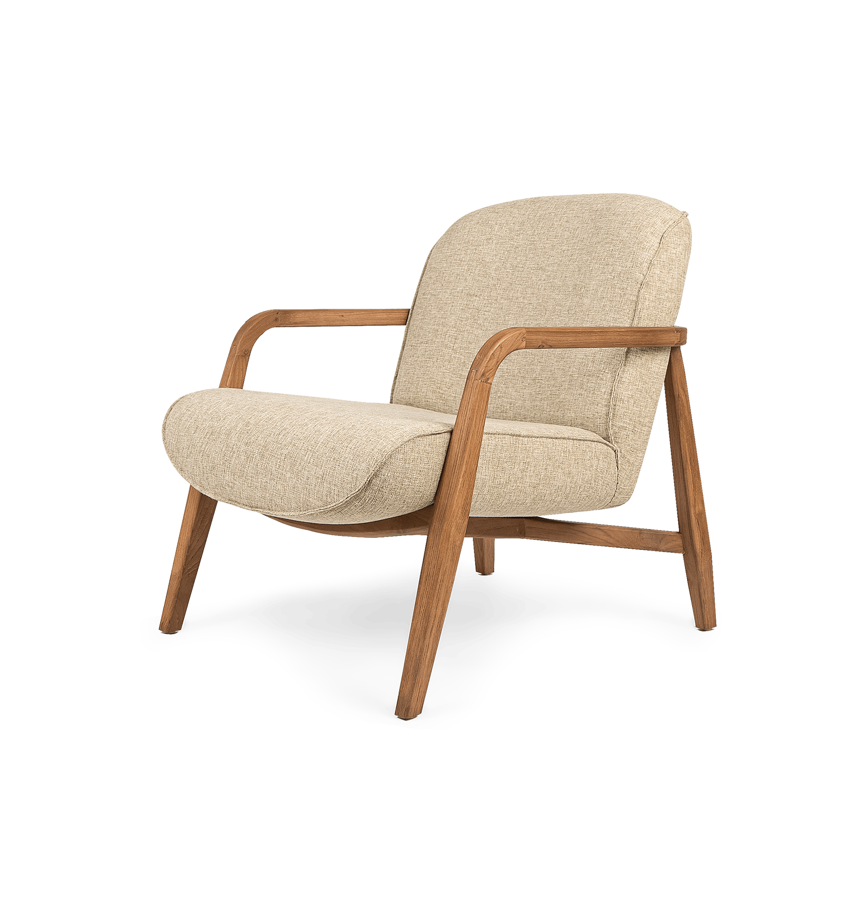Jesse Lounge Chair - Pale Khaki