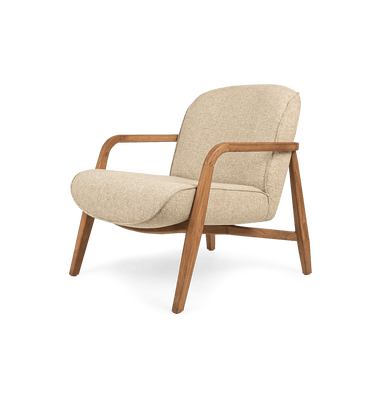 Jesse Lounge Chair - Pale Khaki