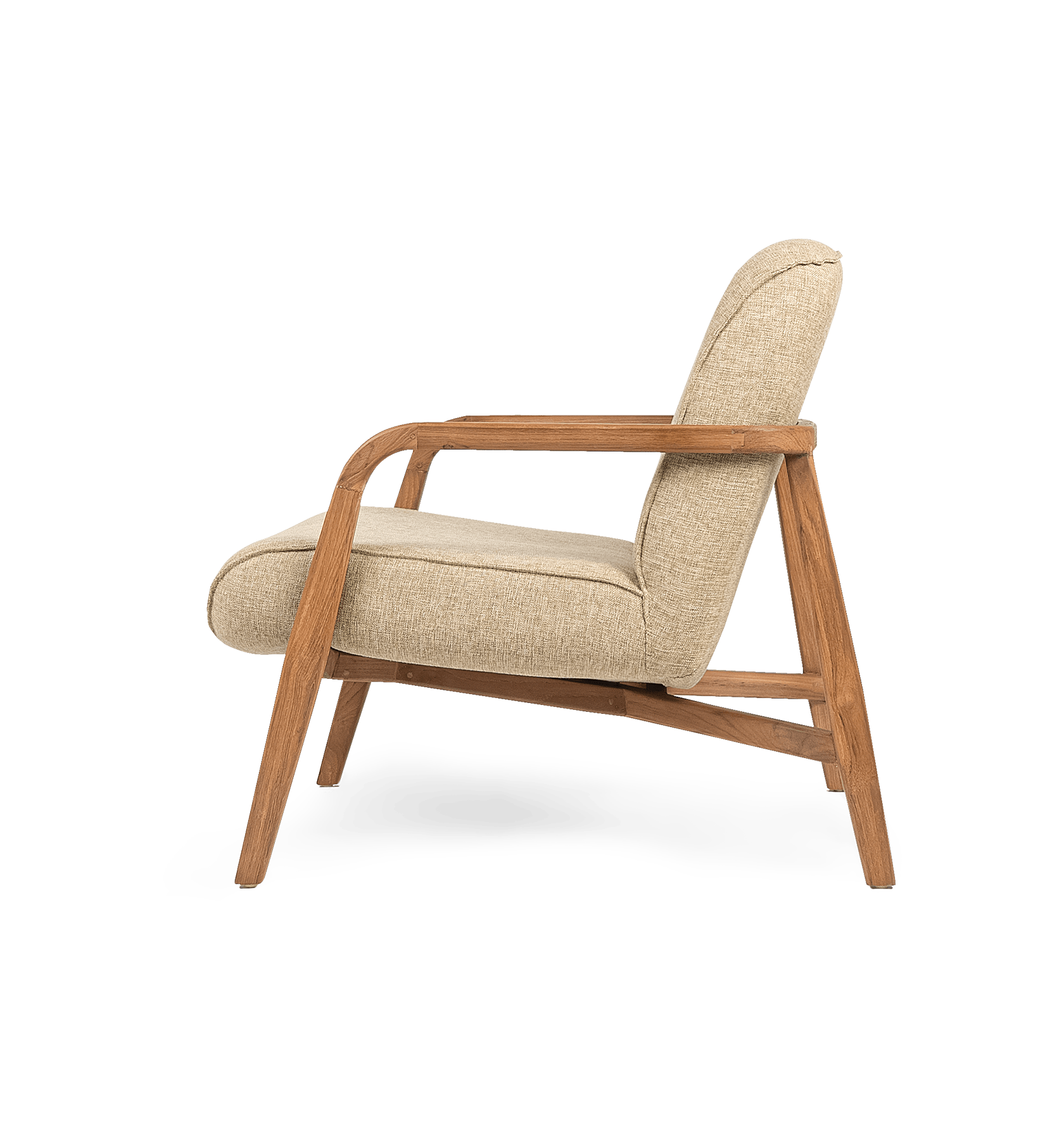Jesse Lounge Chair - Pale Khaki
