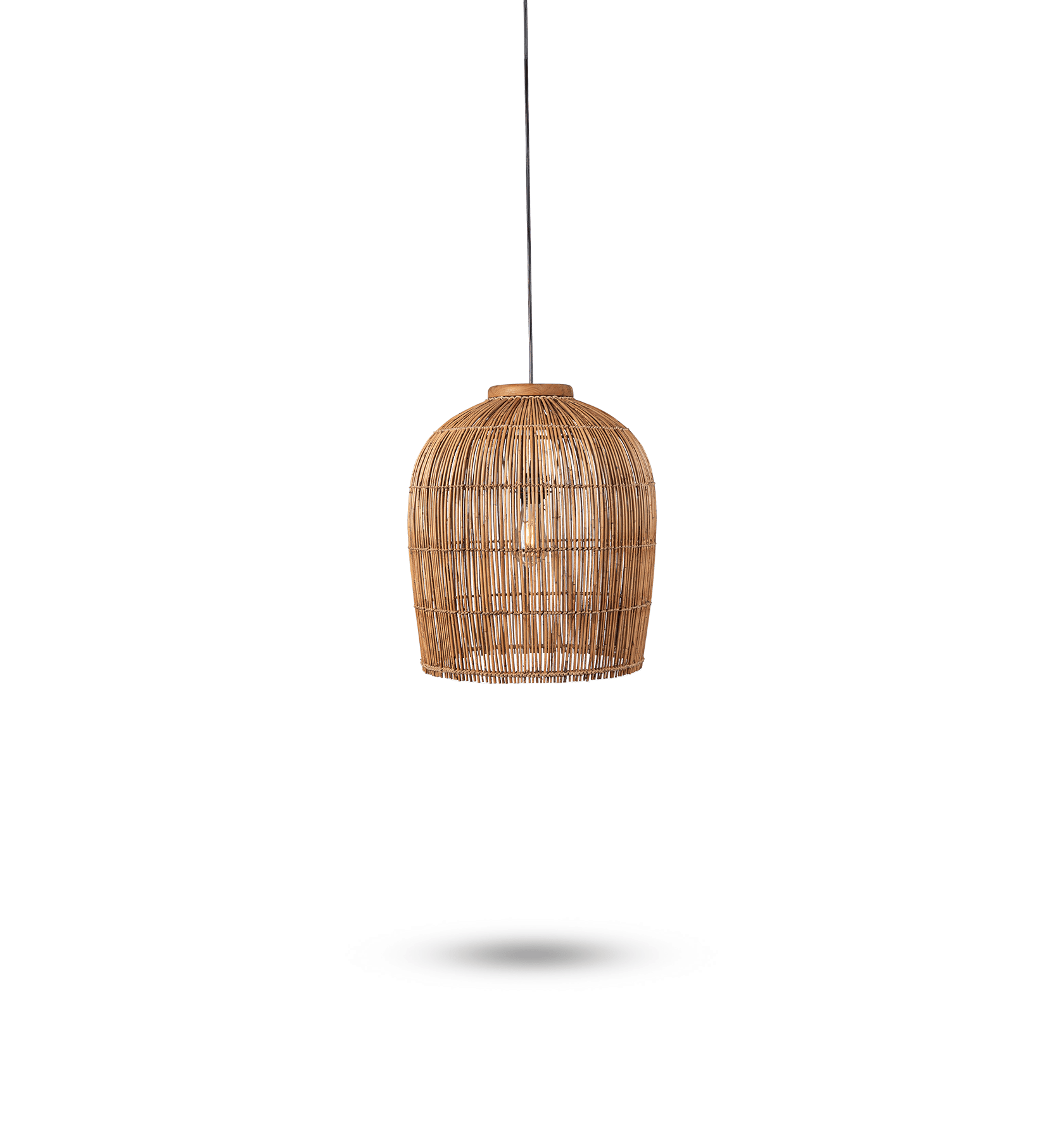 Aura Hanging Lamp Rattan Kulit