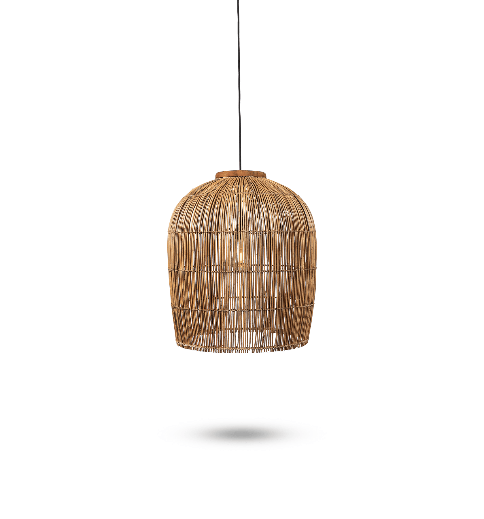 Aura Hanging Lamp Rattan Kulit