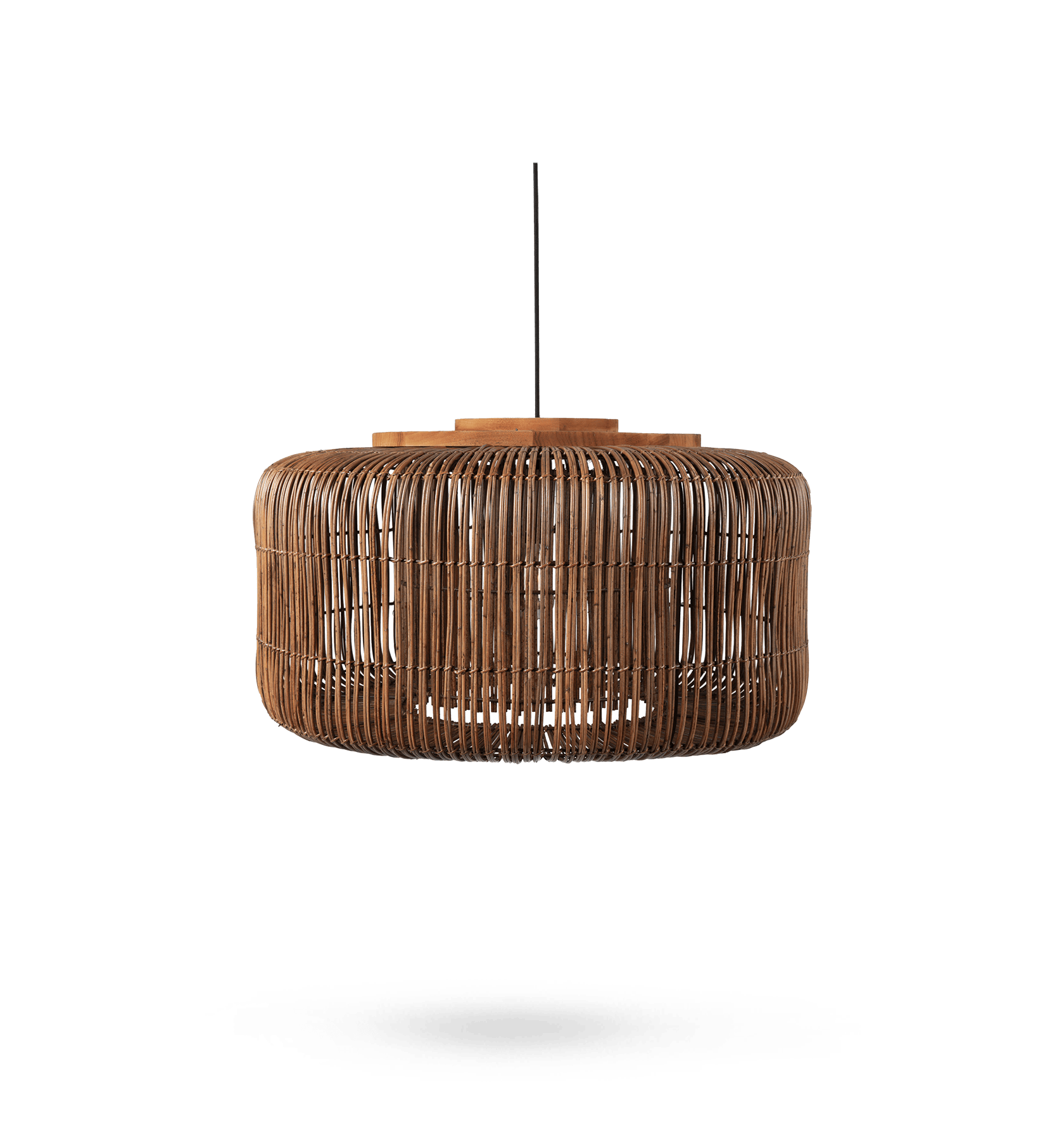Bucket Hanging Lamp Brown