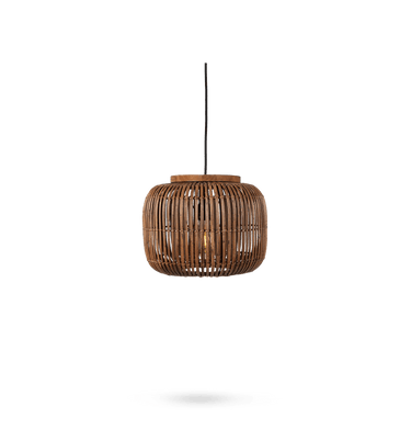 Barrel Hanging Lamp Brown