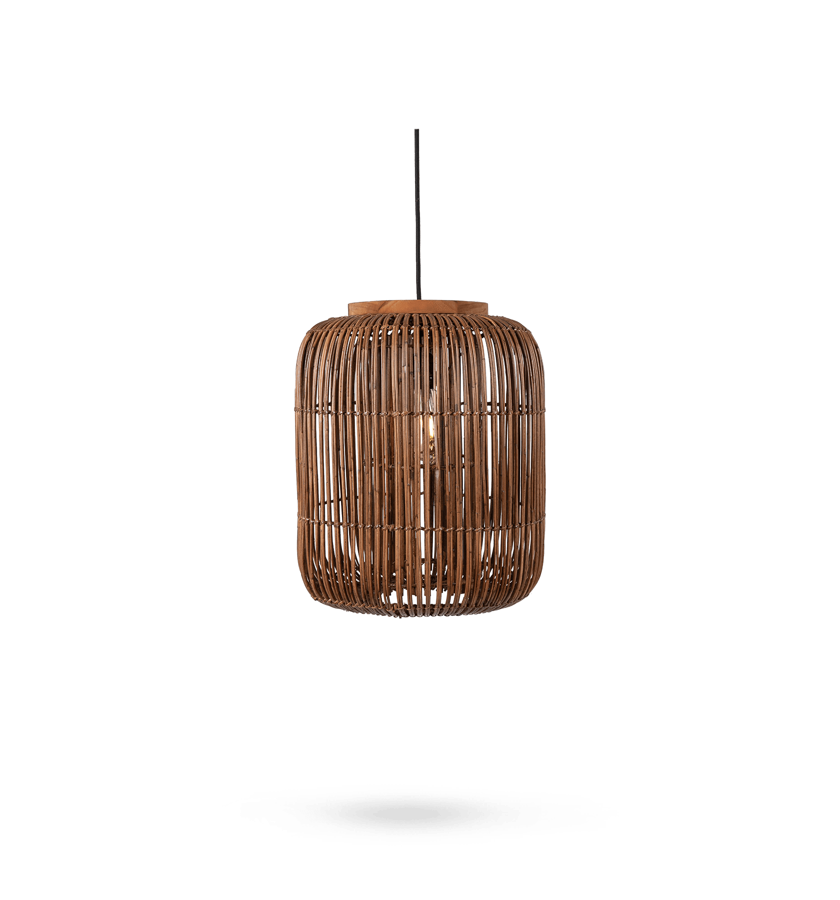 Barrel Hanging Lamp Brown