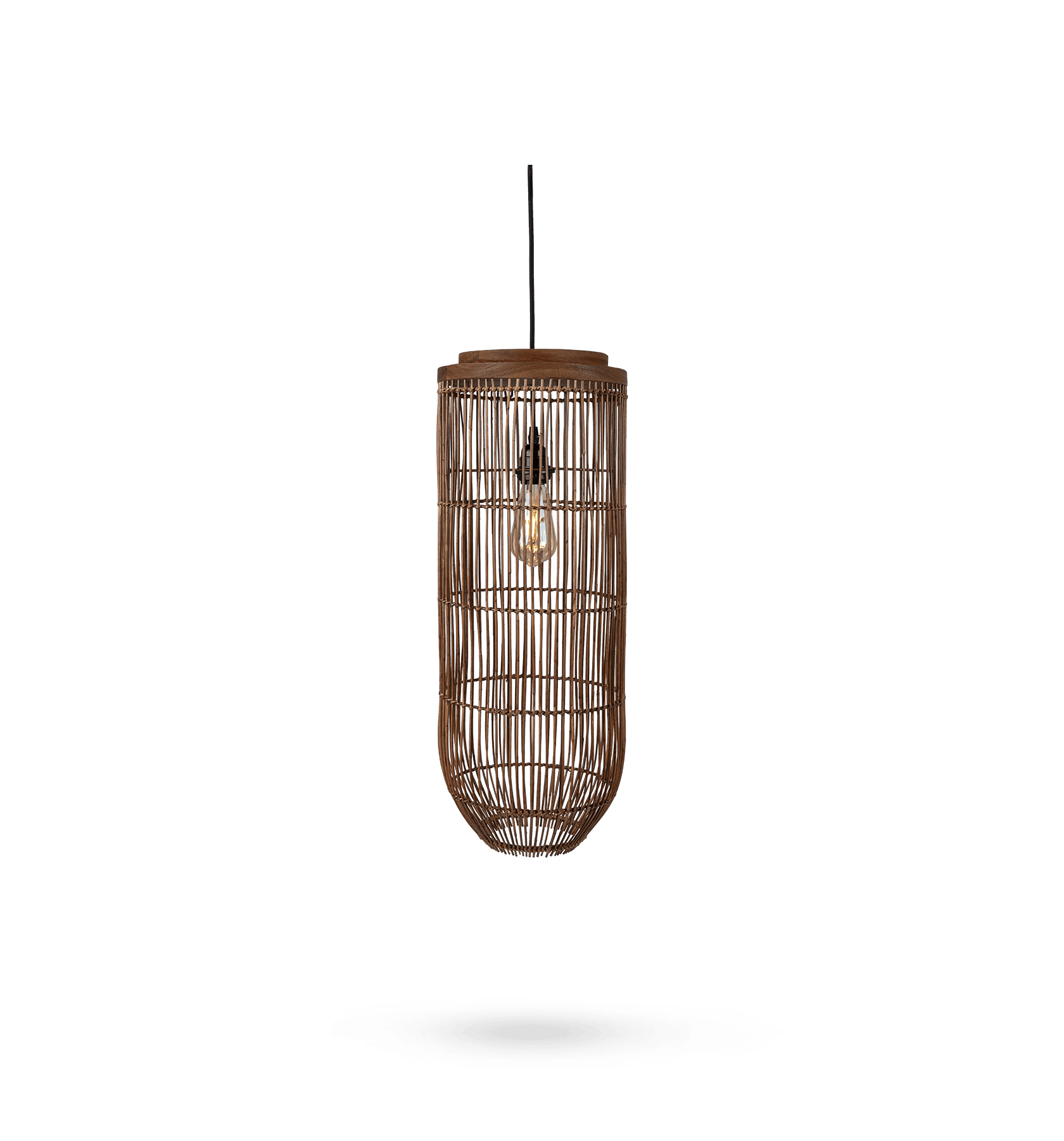 Tub Hanging Lamp Brown