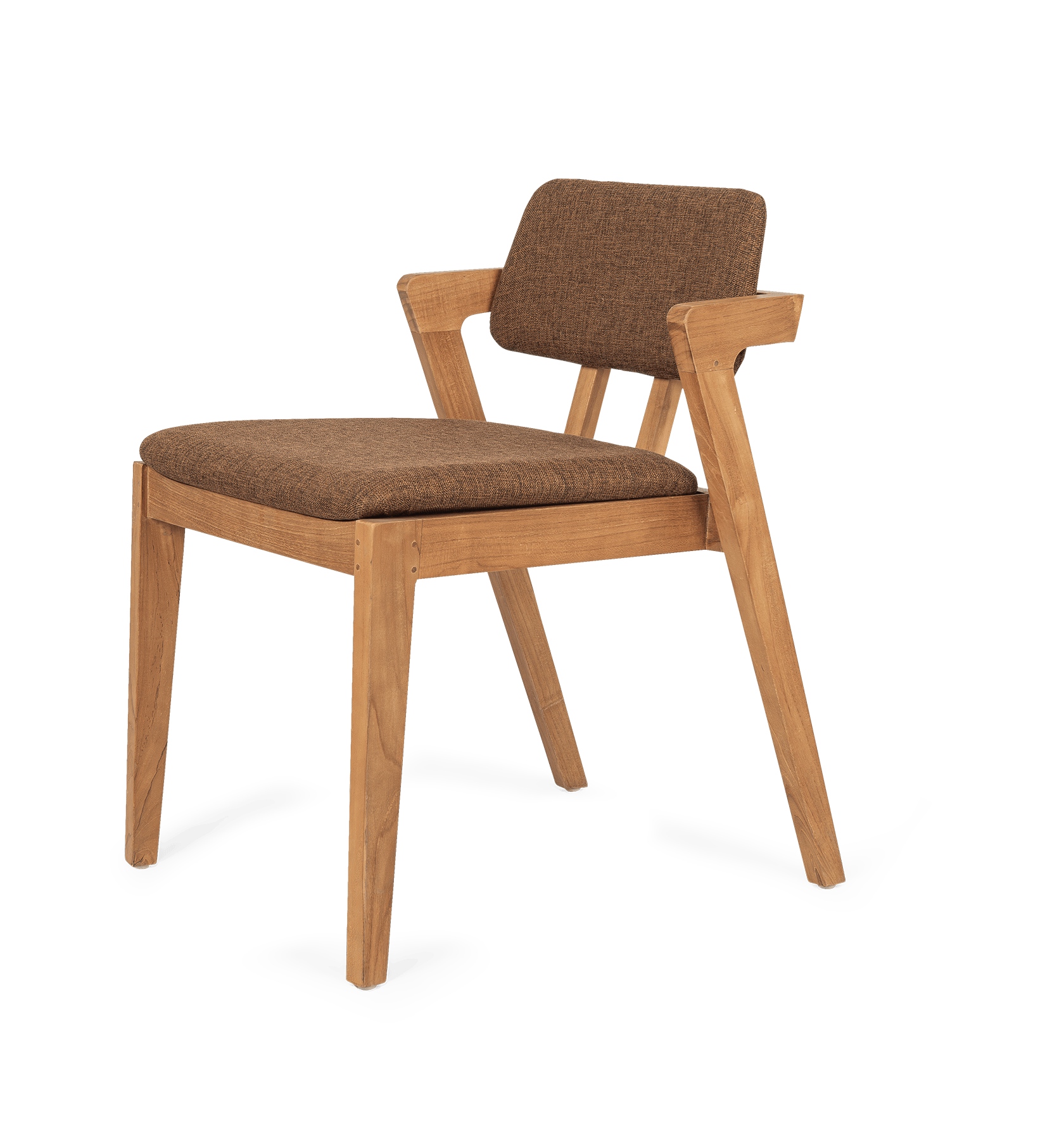 Noa Chair with Cushion Brown