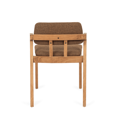 Noa Chair with Cushion Brown
