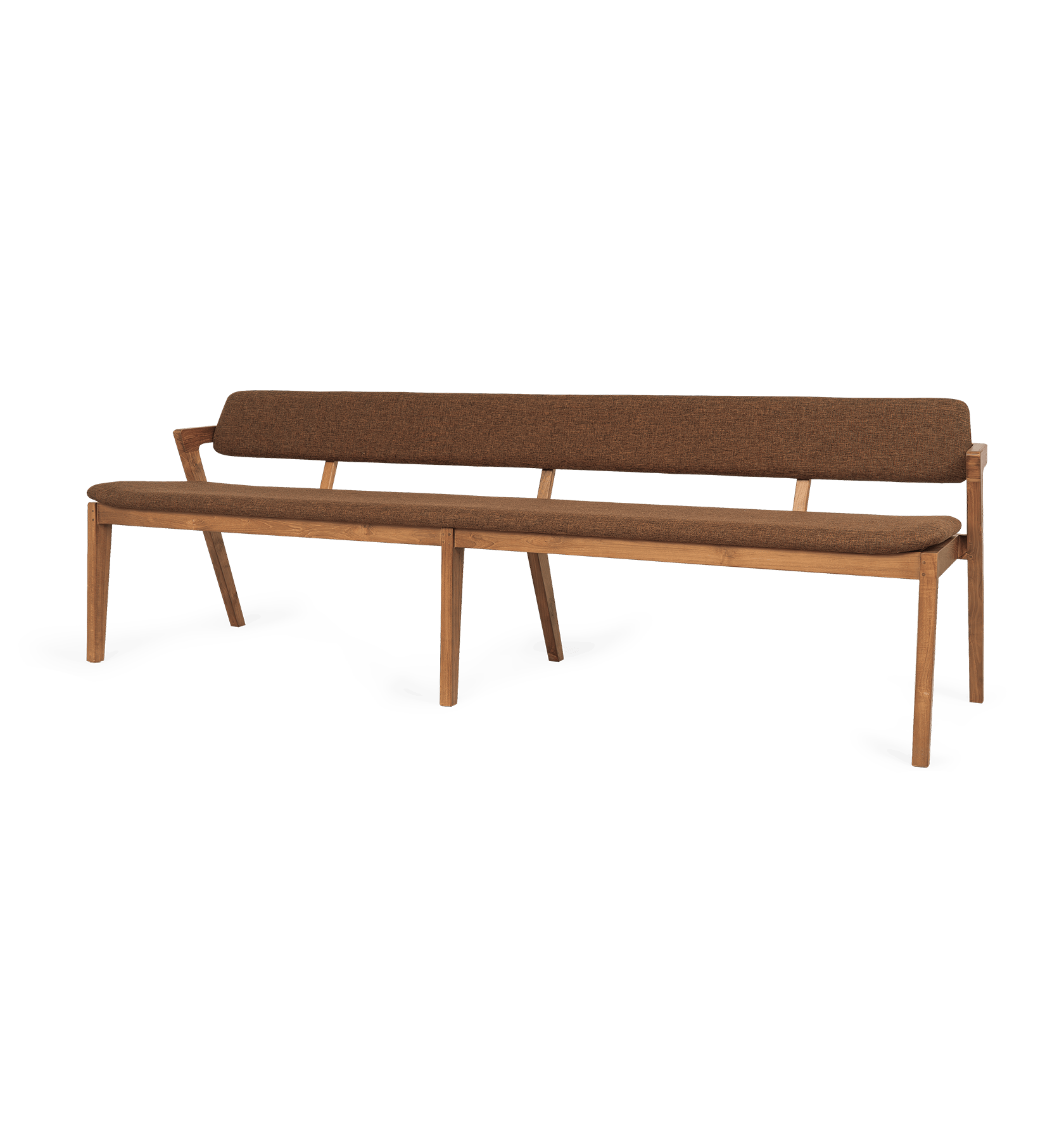Noa Dining Bench Brown