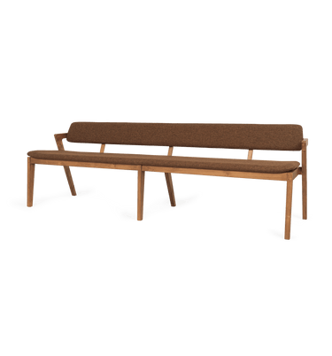 Noa Dining Bench Brown
