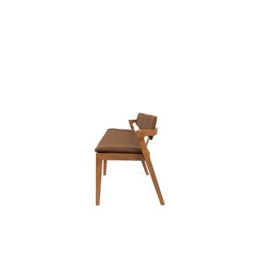 Noa Dining Bench Brown