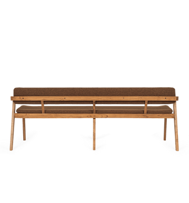 Noa Dining Bench Brown