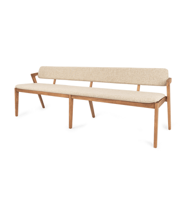 Noa Dining Bench Pale Khaki