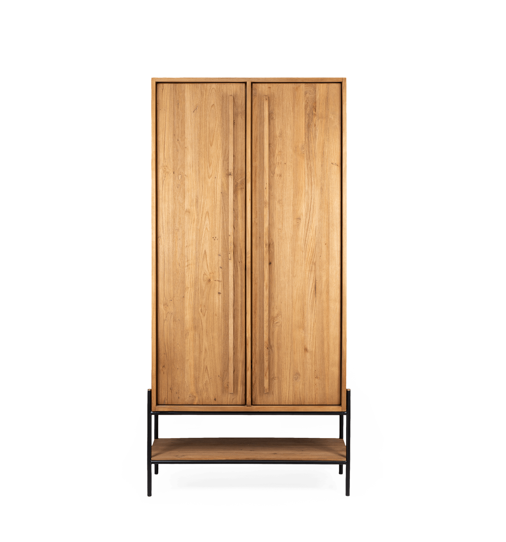 Outline Cabinet 2 Doors 1 Open Rack