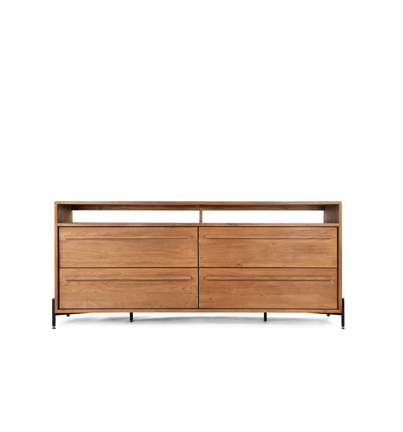 Outline Dresser 4 Drawers 1 Open Rack
