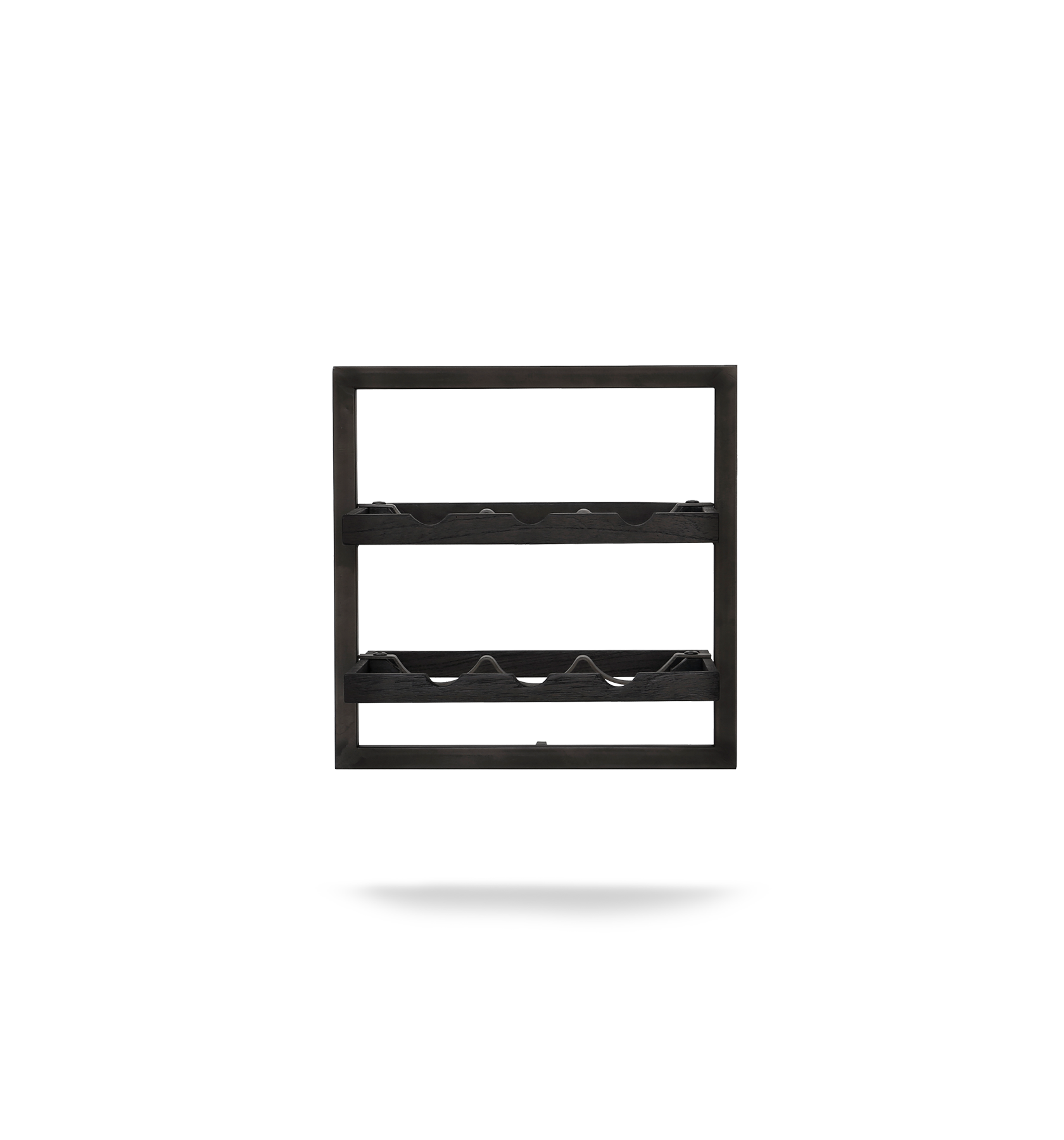 Wine Rack 6 Bottles Black B(4)