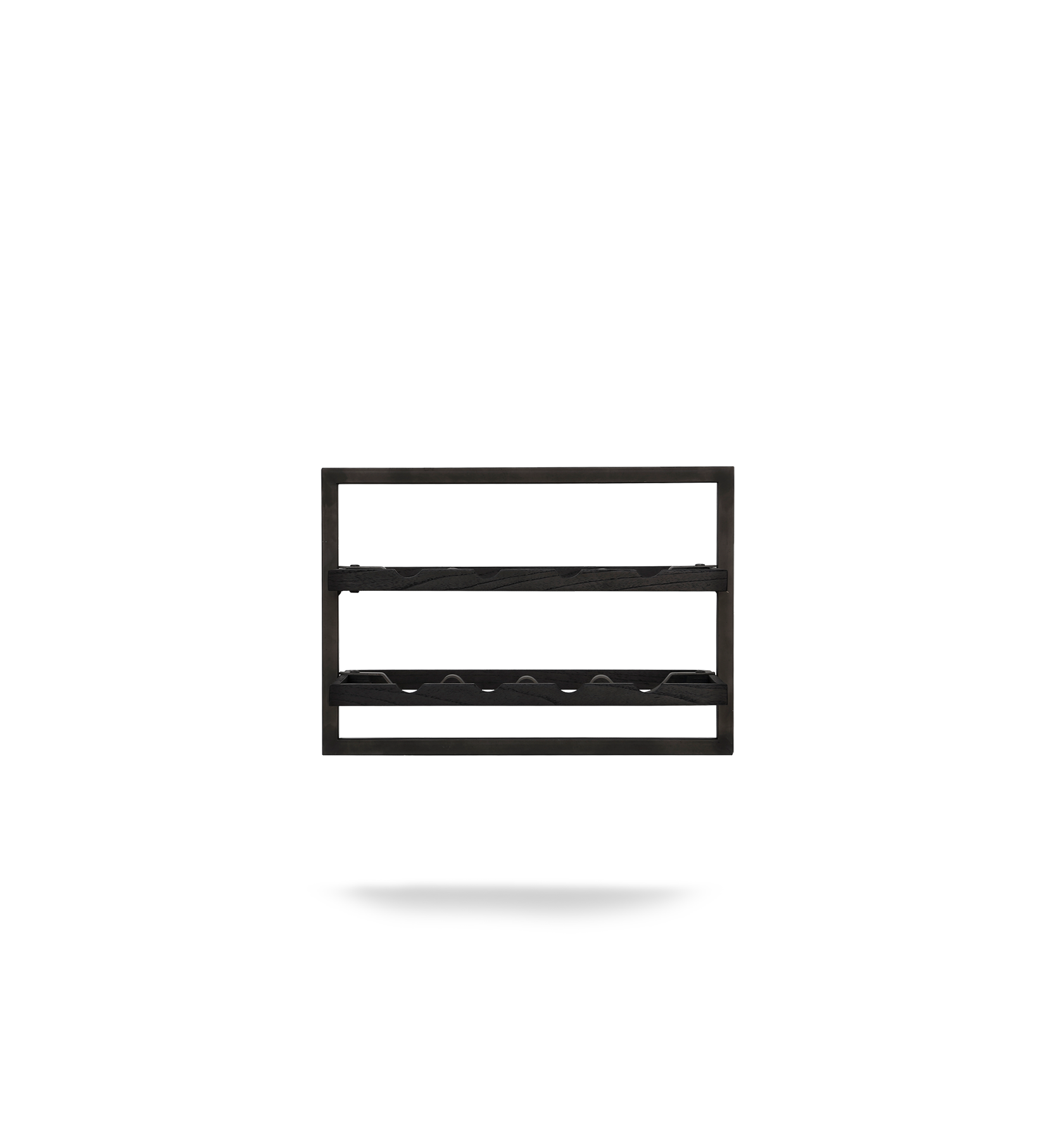 Wine Rack 8 Bottles Black C(3)