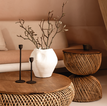 Wave Side Table Kulit