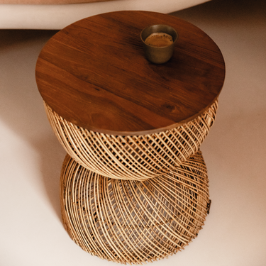 Wave Side Table Kulit
